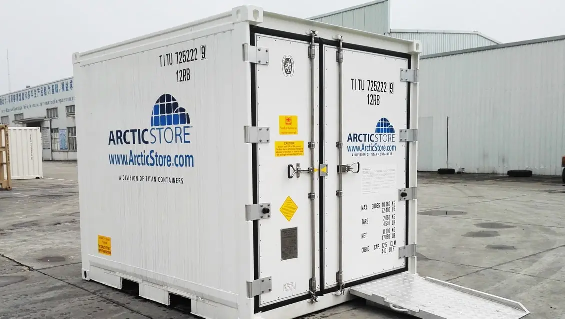 10stopový chladicí kontejner ArcticStore – pronájem chladicího skladovacího prostoru