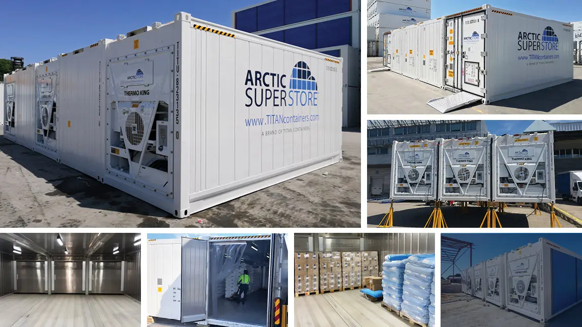 20 stop Arctic SuperStore – modulární chladicí místnost k pronájmu v Česku