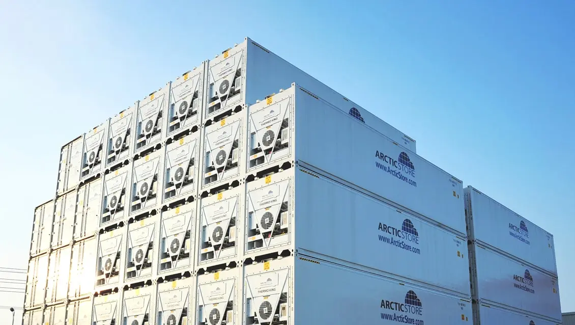 40stopové kontejnery ArcticStore k pronájmu – bezkonkurenční chlazený sklad