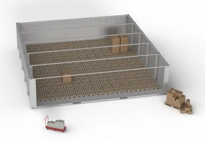 Arctic SuperStore – 5 sekcí s otevřenou stranou uvnitř