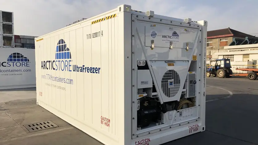 Ultra mrazicí kontejnery Arctic Ultrafreezer pro velmi nízké teploty – mrazicí kontejnery k pronájmu