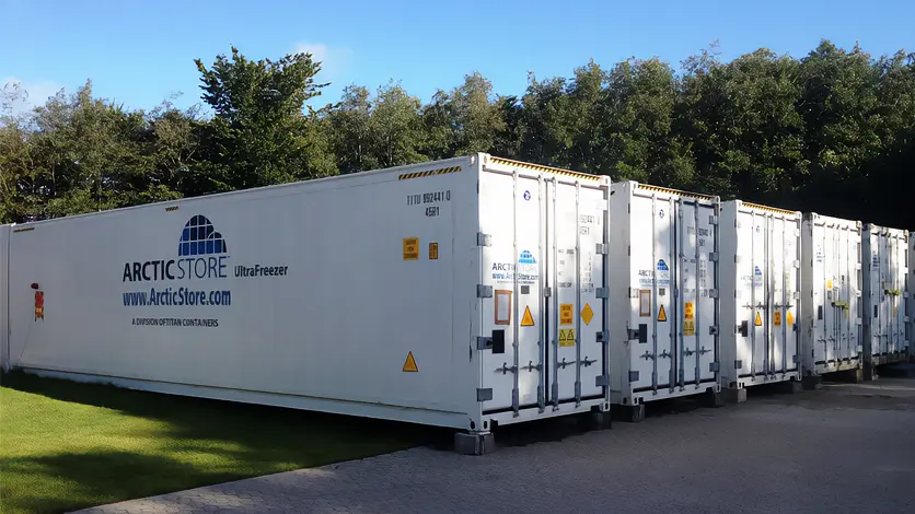 Ultra mrazicí kontejnery Arctic Ultrafreezer pro velmi nízké teploty – mrazicí kontejnery k pronájmu