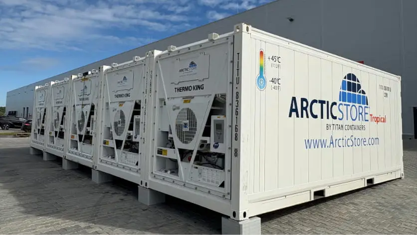 ArcticStore Chladné Skladování - Chladící kontejnery k pronájmu