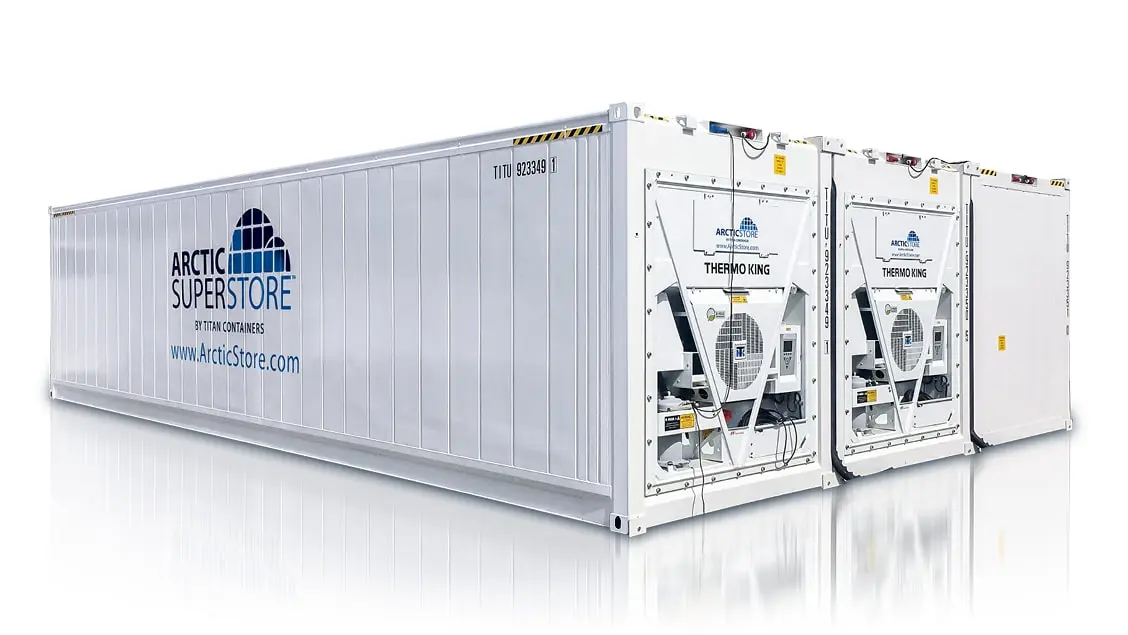 Arctic SuperStore - chladicí sklad. Chladírenské kontejnery.