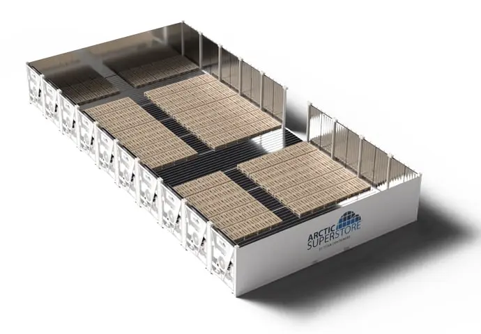 Přizpůsobený Arctic SuperStore – 10 sekcí