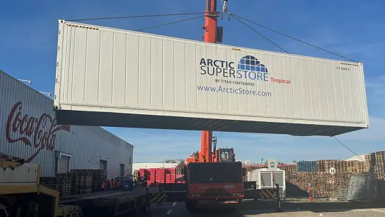 Arctic Superstore pro společnost Coca Cola v Rumunsku – řešení chladicího skladu
