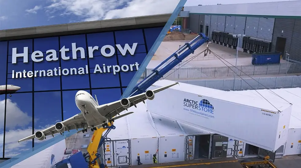 Instalace SuperStore na letišti Heathrow – řešení chladicího skladu