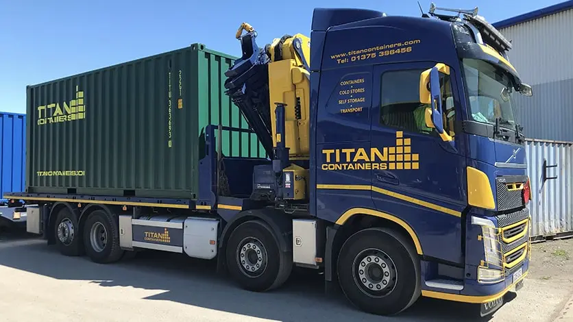 Kontejnerová depa ve Velké Británii – TITAN Containers