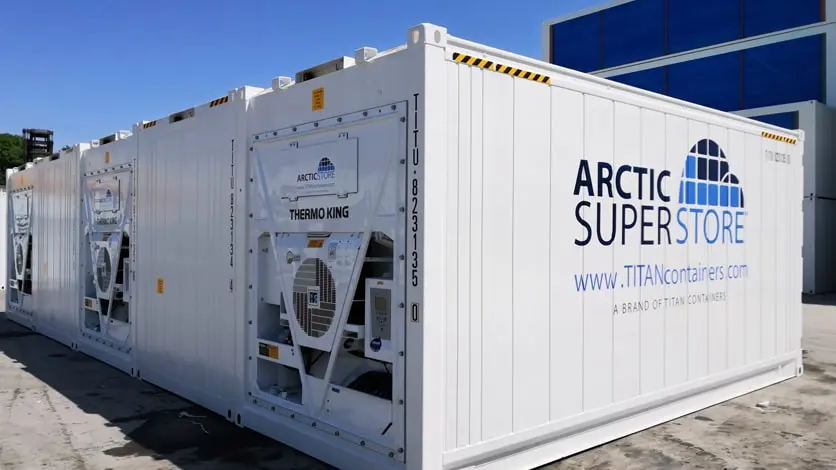 Modulární řešení chladicího skladu Arctic SuperStore pro veřejné zdraví a služby