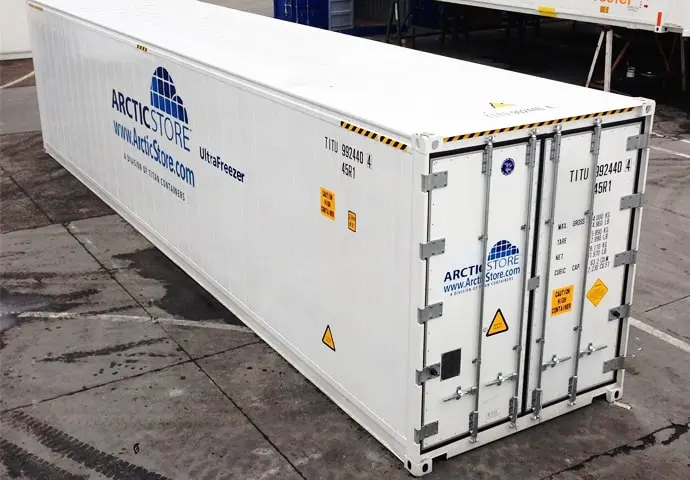 Ultra mrazicí kontejnery Arctic Ultrafreezer ke skladování při velmi nízkých teplotách, pronájem