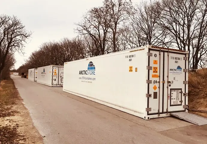 40stopé chladicí kontejnery ArcticStore k pronájmu