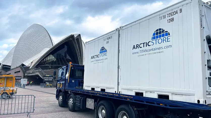 Řešení chladicího skladu ArcticStore – 10stopé chladírenské kontejnery pro potraviny a nápoje