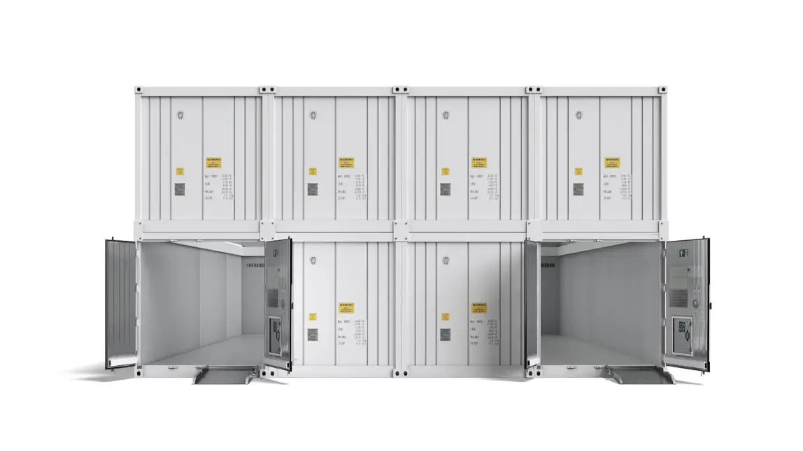 Arctic MegaStore vysokokapacitní modulární řešení chlazeného skladování od TITAN Containers.